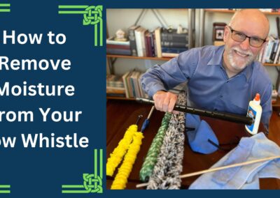 How To Remove Moisture From Your Low Whistle | Create Your Own Low Whistle Swab (or Buy One)
