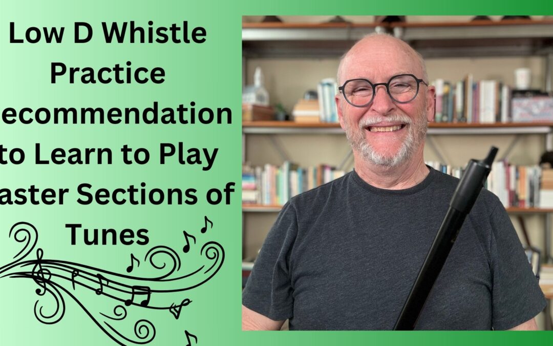 Practice Recommendation for Fast Runs on Low D Whistle