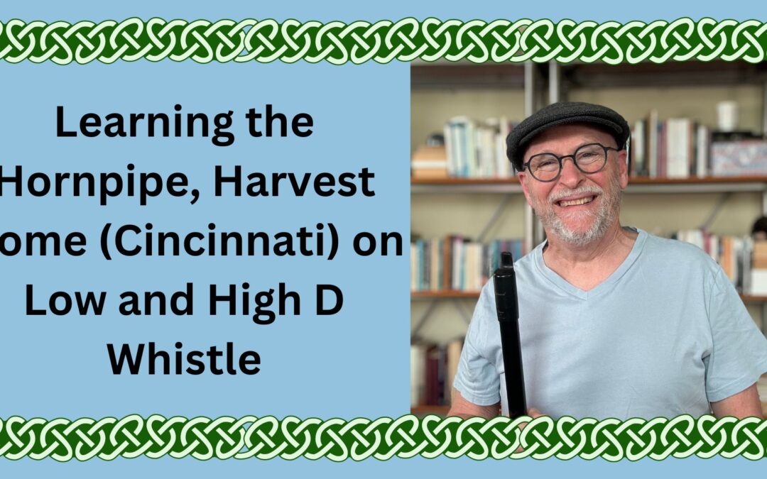 Learning the Hornpipe, Harvest Home (Cincinnati) on Low and High D Whistle