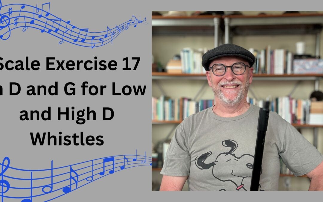 Scale Exercise 17 in D and G for Low and High D Whistles