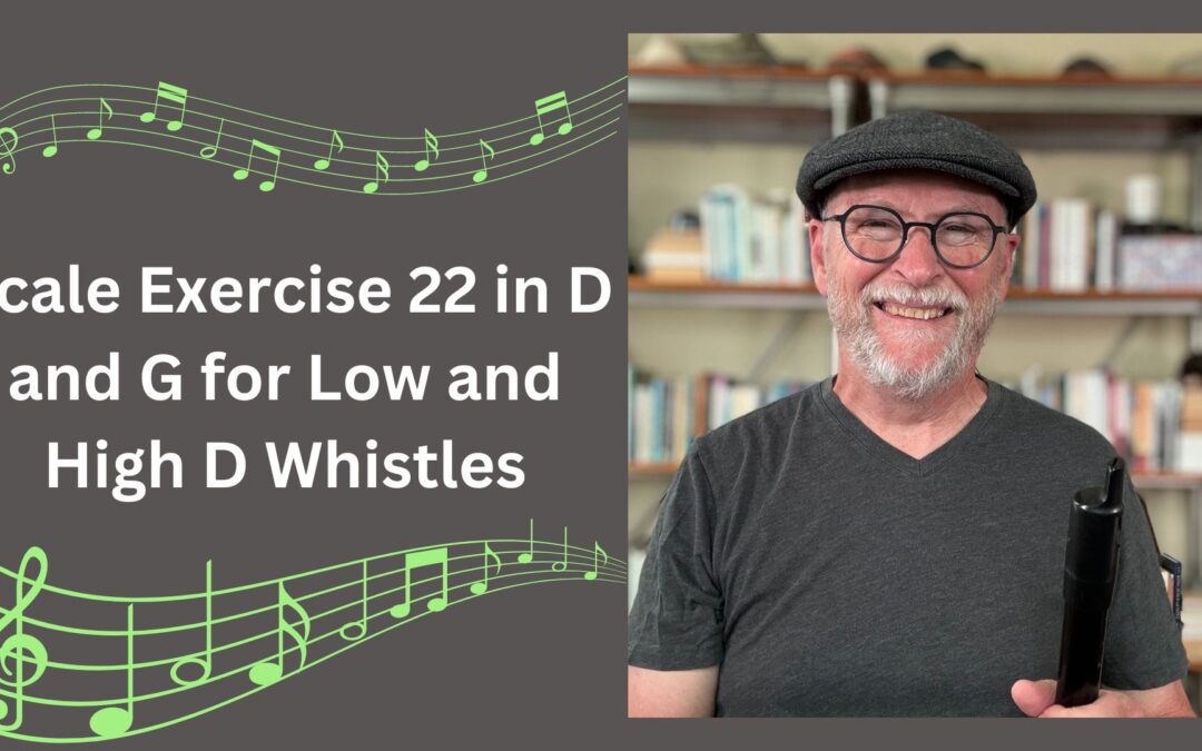 Scale Exercise 22 in D and G for Low and High D Whistles