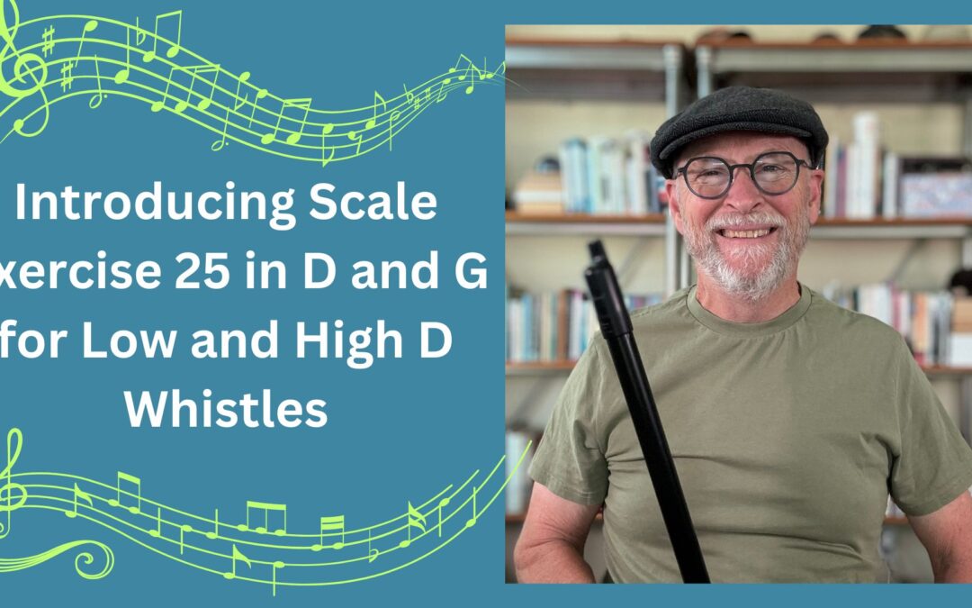 Introducing Scale Exercise 25 in D and G for Low and High D Whistles