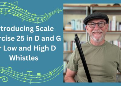 Introducing Scale Exercise 25 in D and G for Low and High D Whistles