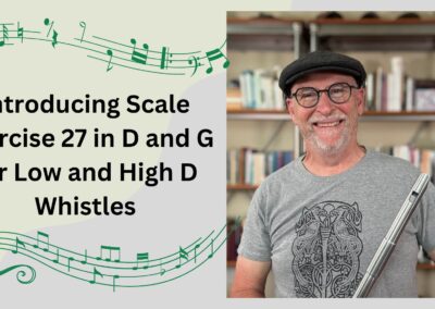 Scale Exercise 27 in D and G for Low and High D Whistles