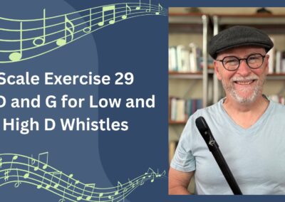 Scale Exercise 29 in D and G for Low and High D Whistles