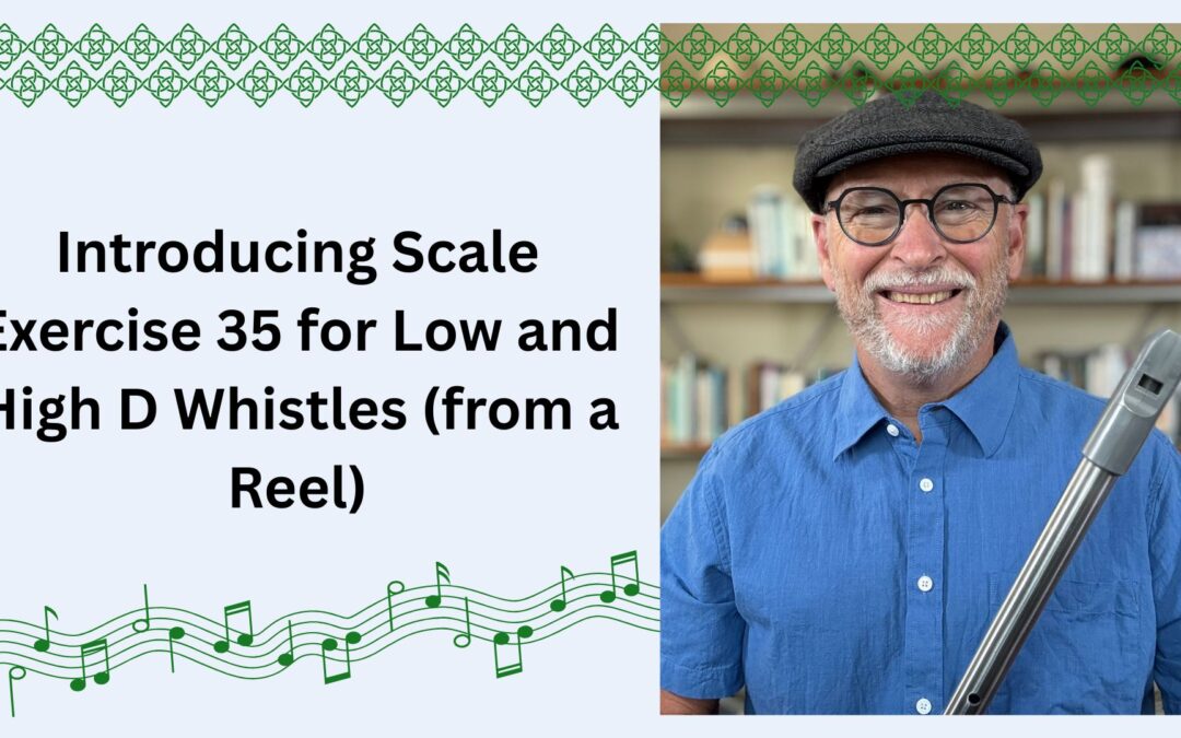 Introducing Scale Exercise 35 for Low and High D Whistles (from a Reel)