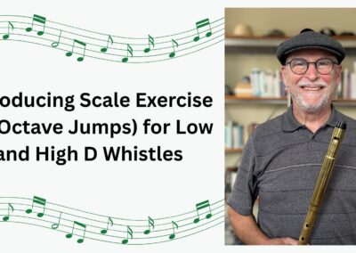 Introducing Scale Exercise 37 (Octave Jumps) for Low and High D Whistles