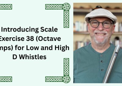 Introducing Scale Exercise 38 (Octave Jumps) for Low and High D Whistles