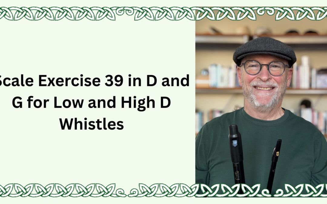 Scale Exercise 39 in D and G for Low and High D Whistles