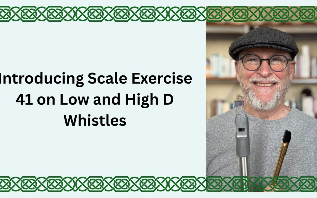Introducing Scale Exercise 41 on Low and High D Whistles