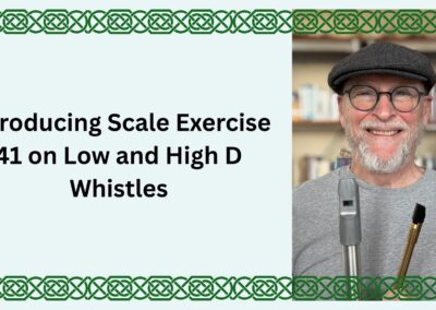 Introducing Scale Exercise 41 on Low and High D Whistles