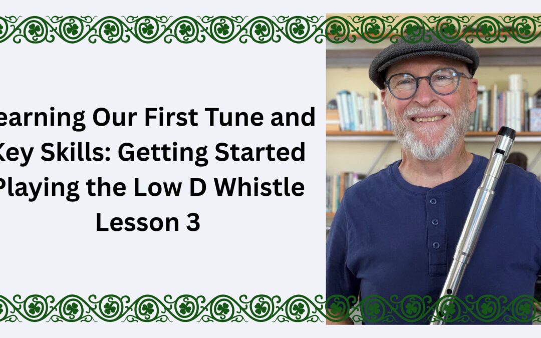 Learning Our First Tune and Key Skills: Getting Started Playing the Low D Whistle Lesson 3